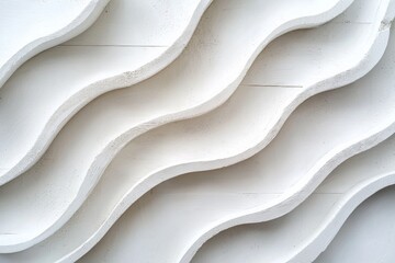 Fototapeta premium Abstract background of white plywood texture created with generative AI