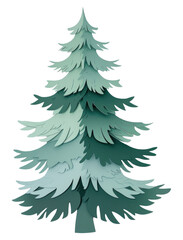 Obraz premium PNG Christmas tree plant art celebration.