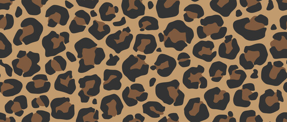 Animal skin leopard pattern.