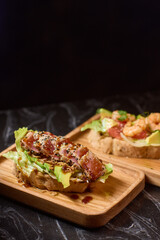 Enjoy a Delicious Lettuce Wrap with Tasty Toppings and Sauce, Perfect for Any Meal