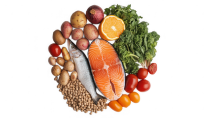 Good Nutrition png isolated object set transparent background for all purpose.