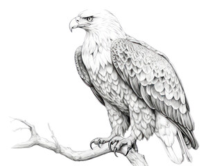 PNG Drawing sketch animal eagle.