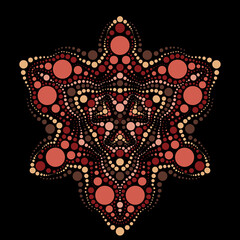 Circular Sacred Mandala Geometric Design