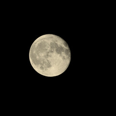 Super Blue Moon seen from Maryland on August 20, 2024