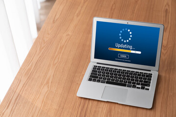 Software update on computer for modish version of device software upgrade
