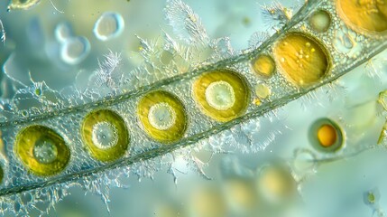 Licmophora sp. algae - Marine and freshwater diatom