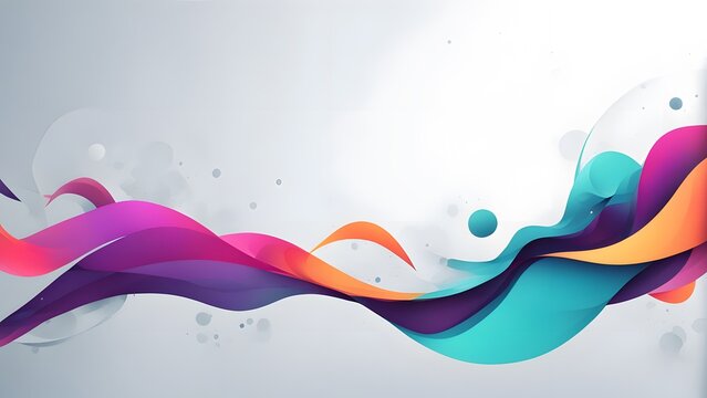 abstract colorful background with splashes