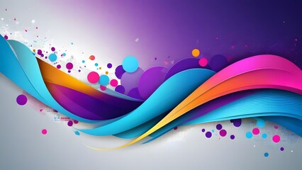 abstract background with waves