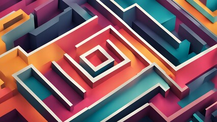 abstract 3d colorful background