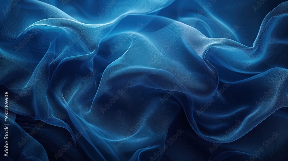 Poster create a high-resolution vibrant blue abstract background featuring a textured fiber effect. ensure 