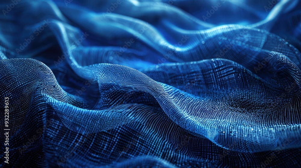 Aufkleber create a high-resolution vibrant blue abstract background featuring a textured fiber effect. ensure 