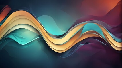 abstract colorful wave background