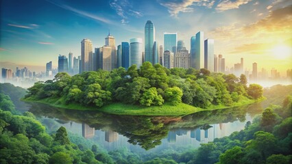 Obraz premium panorama of the city