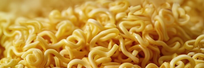 Educational Image of Noodles for Children's Learning and Shape Recognition Activity
