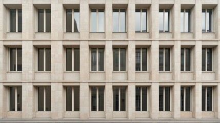 The facade showcases light beige stone, black-framed windows, and cladding, framed by autumn foliage and a cobblestone path in the soft glow of the evening sun