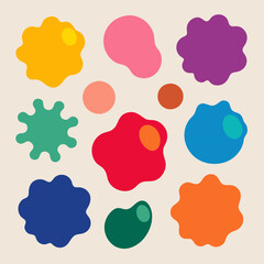 colorful splatters, colorful vector design, colour splash icon, color splatter, color splash icon, abstract colour splash icon, vibrant paint splatter, abstract color splash icon, colorful blobs, colo