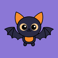 chibi halloween bat, cute bat vector, kawaii bat, chibi bat design, halloween bat vector, bat cartoon, chibi bat illustration, spooky chibi bat, bat vector art, chibi bat icon, bat with face, adorable