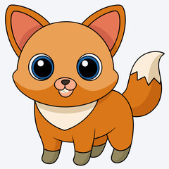 fox cute cartoon, fox clipart, cute fox cartoon, baby fox vector design, cute fox illustration, cartoon fox, fox cartoon vector, chihuahua character design, fox clip art, fox character, sticker fox
