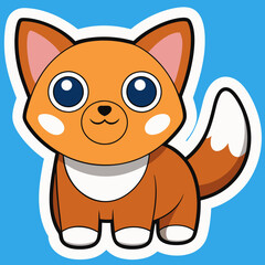 fox cute cartoon, fox clipart, cute fox cartoon, baby fox vector design, cute fox illustration, cartoon fox, fox cartoon vector, chihuahua character design, fox clip art, fox character, sticker fox