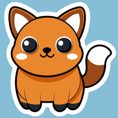 fox cute cartoon, fox clipart, cute fox cartoon, baby fox vector design, cute fox illustration, cartoon fox, fox cartoon vector, chihuahua character design, fox clip art, fox character, sticker fox
