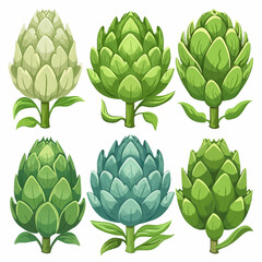 Vector Artichoke simple and minima