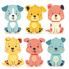 Obraz premium Vector Cerberus simple and minimal