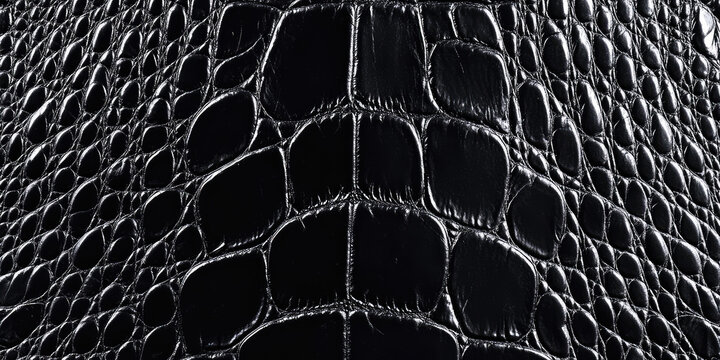 Pattern of crocodile skin texture, reptile print, detailed scales background, structure of exotic leather wallpaper