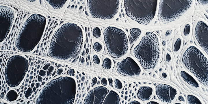 Pattern of crocodile skin texture, reptile print, detailed scales background, structure of exotic leather wallpaper