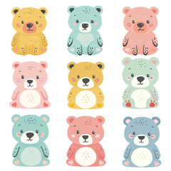 Vector Bear Market Icon simple and