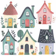 Vector Caretakers Cottage simple a