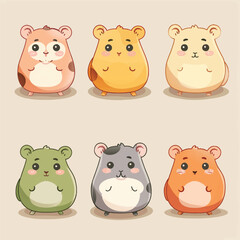 Vector Hamster simple and minimali