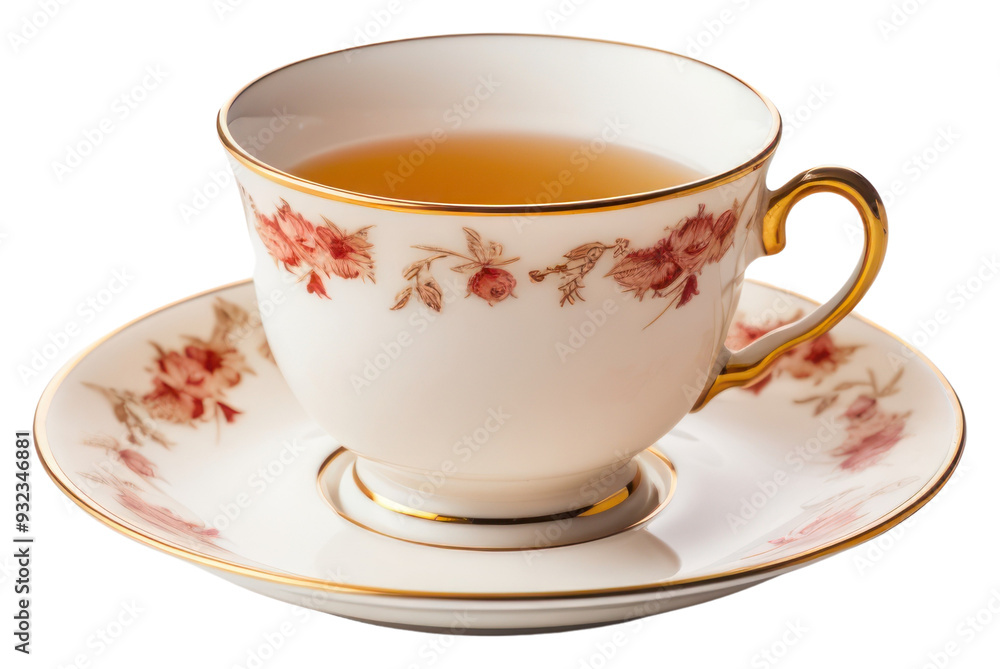 Canvas Prints png cup tea saucer drink.