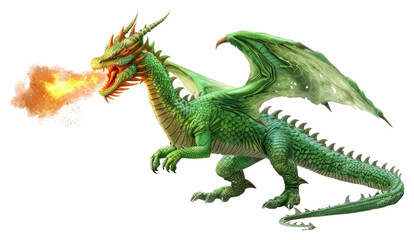 PNG Green dragon dinosaur reptile animal.