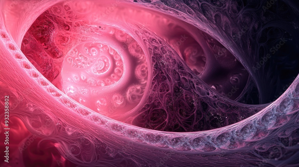 Aufkleber 3d generated fractal design suitable for use as a background