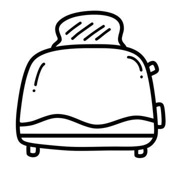 recommend clip art: toaster outline 
