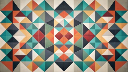 Clean and minimal, geometric shapes are blended with muted colors and crisp lines, creating a sense of simplicity and balance through subtle abstraction.