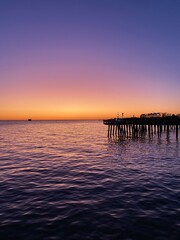 Obraz premium sunset over the sea