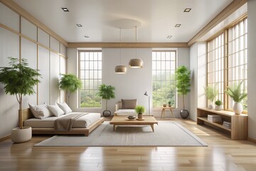 Clean lines and calming neutrals blend seamlessly with natural light, creating a serene atmosphere that soothes the soul and clarifies the mind.