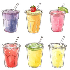 Vector Smoothie simple and minimal