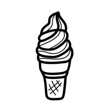 recommend clip art: ice cream cone doodle 