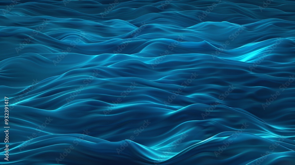 Poster abstract 3d rendered gravity wave background in hologram view highlighting futuristic ar topography 