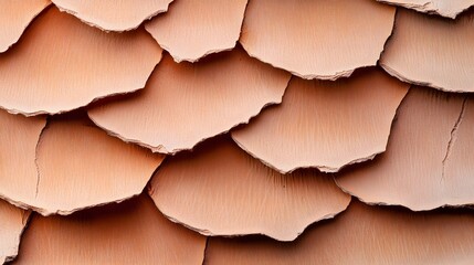 Fototapeta premium Intricate bark pattern of a lacebark pine, focusing on the unique peeling layers and varied textures, capturing the natural beauty and complexity