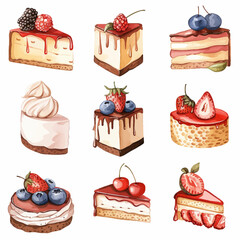 Vector Cheesecake simple and minim