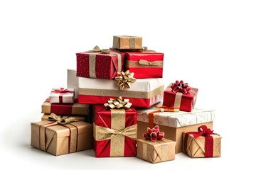 Gifts wrapped in colorful bows, perfect for occasions and celebrations