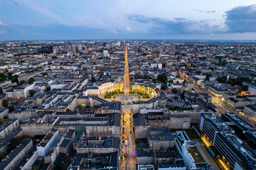The city of Łódź - view of Freedom Square.
