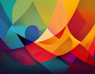 Obraz premium Vibrant Gradient Blur Background Colorful, Abstract Design with Smooth, Soft Edges for Modern Digital Use