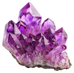 PNG Stunning purple amethyst crystal cluster