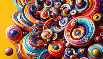 Fototapeta premium Chromatic Whirlpool 8K Ultra HD Wallpaper