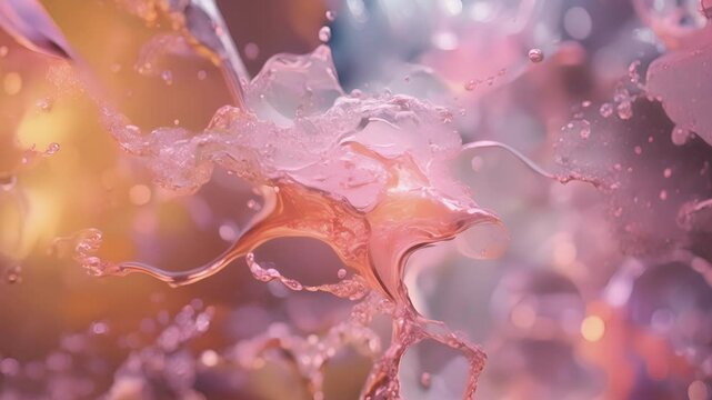 Dynamic timelapse image capturing the migration of microglia through the brain tissue scavenging for potential pathogens.