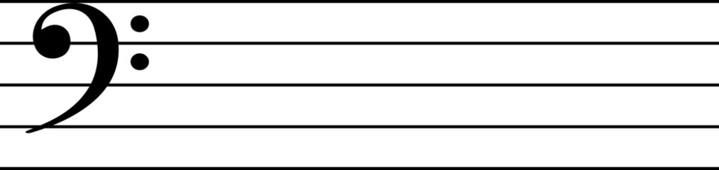 오선지, 악보 벡터 일러스트